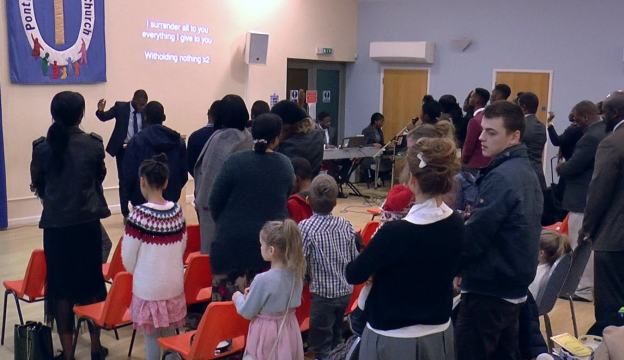 Cardiff Full Gospel Assembly meeting